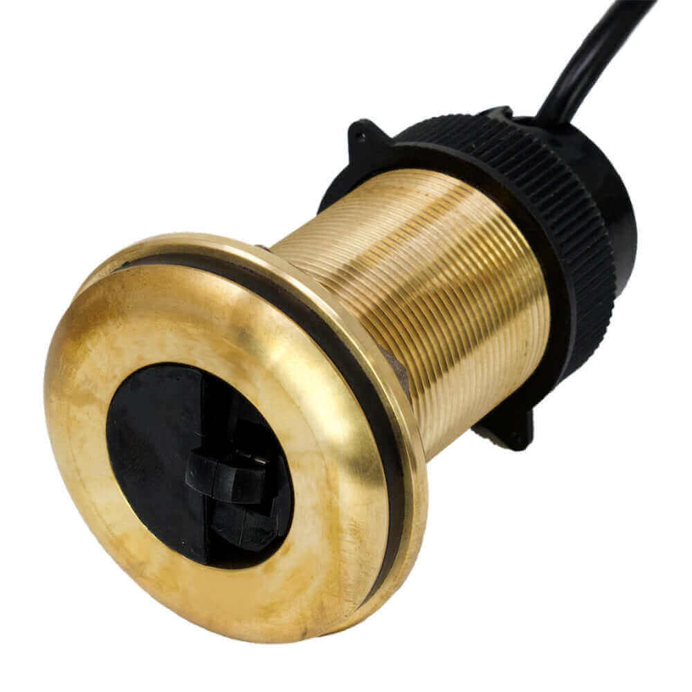 Airmar DST810 Smart Multisensor 23kHz Bronze NMEA 2000 Transducer showing Gen2 paddlewheel design.