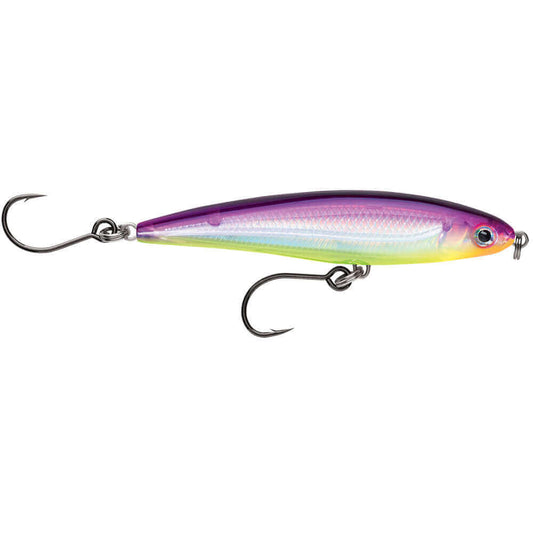 Rapala X-Rap Twitchin Minnow 4" Purple Chartreuse [SXRT10PRCH] - wetsquad