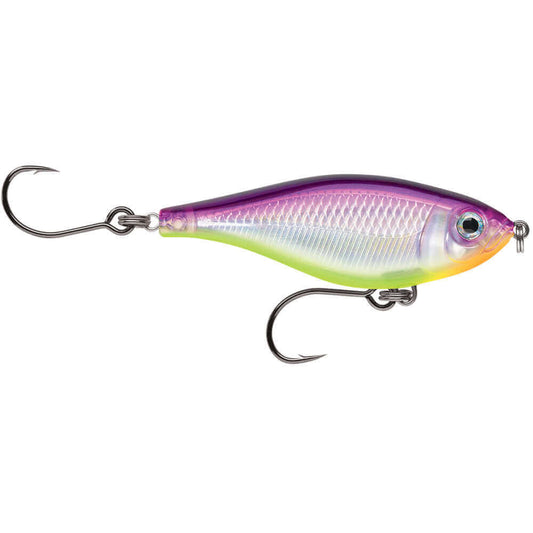 Rapala X-Rap Twitchin Mullet 2-1/2" Purple Chartreuse [SXRTM06PRCH] - wetsquad