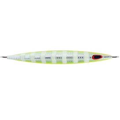 Williamson Kensaki 170 Jig - 6" - 6oz - UV Chartreuse Glow Zebra [KSJ170UVCGZ] - wetsquad