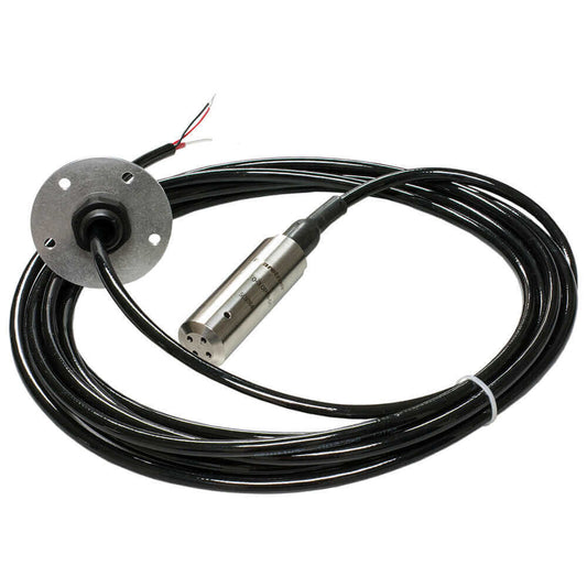 Maretron submersible pressure transducer 0-3 PSI with cable for NMEA 2000 network connection.