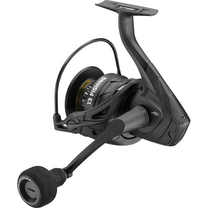 13 Fishing AL13 spinning reel with aluminum construction and Coolstop drag system.