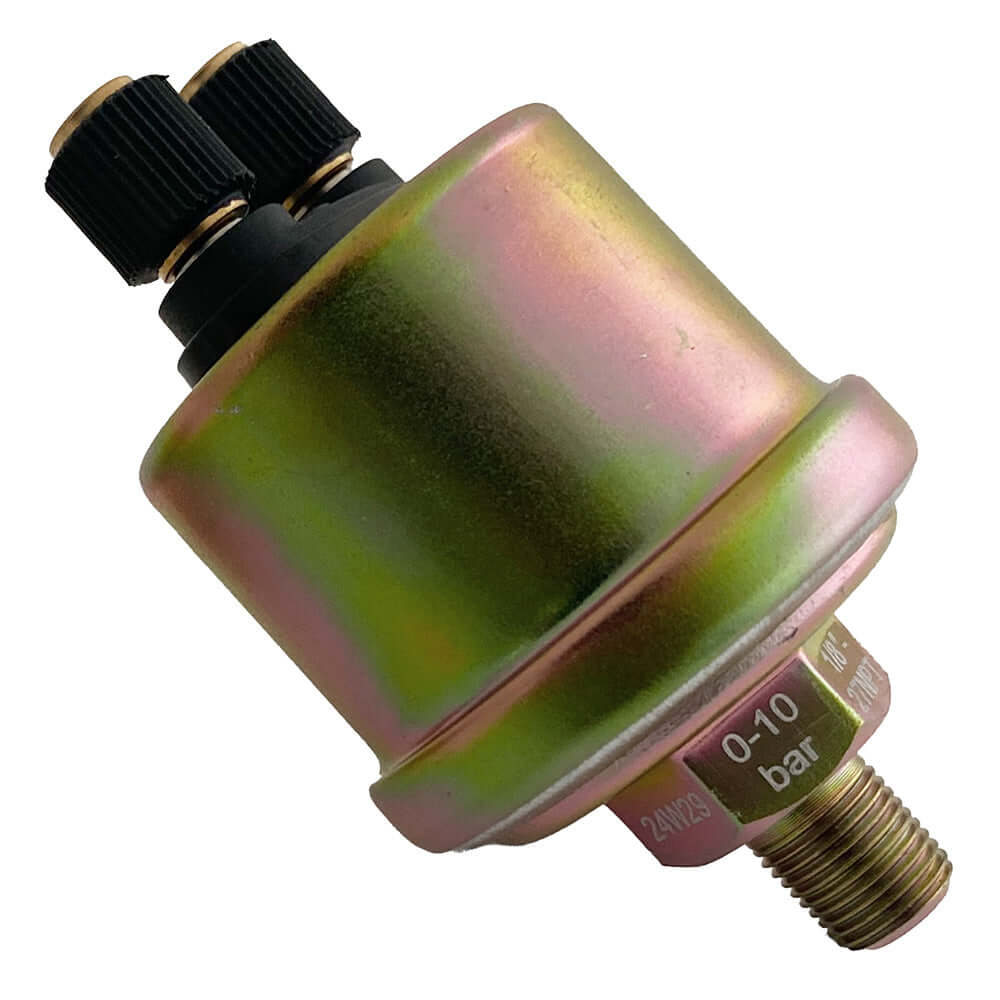 Veratron oil pressure sensor with 1/8"-27NPT thread, 5 bar rating, durable design.