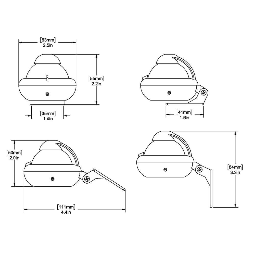 Ritchie X-10-A RitchieSport Automotive Compass - Bracket Mount - Gray [X-10-A]