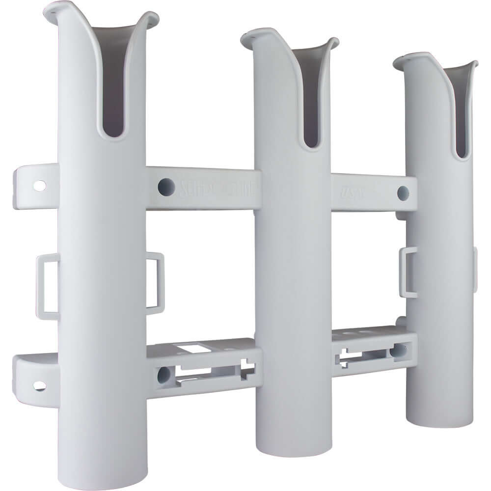 Sea-Dog Triple Threat Three Pole Rod Holder - White [325032-1] - wetsquad