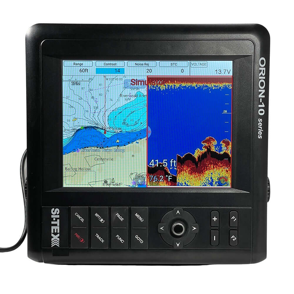 SI-TEX 10" Chartplotter System w/Internal GPS  C-MAP 4D Card [ORIONC] - wetsquad