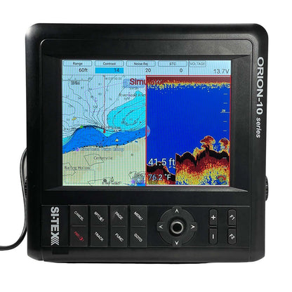 SI-TEX 10" Chartplotter/Sounder Combo w/Internal GPS  C-MAP 4D Card [ORIONCF] - wetsquad