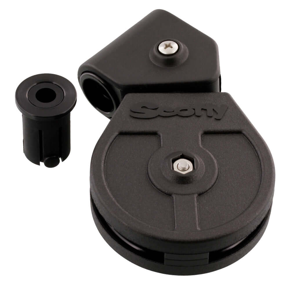 Scotty 1014 Downrigger Pulley Replacement Kit with pulley, end cap, and adapters for 1" & 3/4" booms