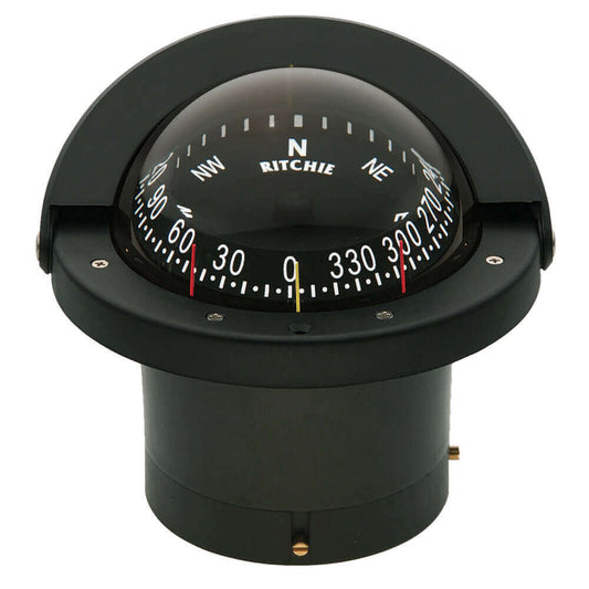 Ritchie FN-203 Navigator Compass - Flush Mount - Black [FN-203] - wetsquad