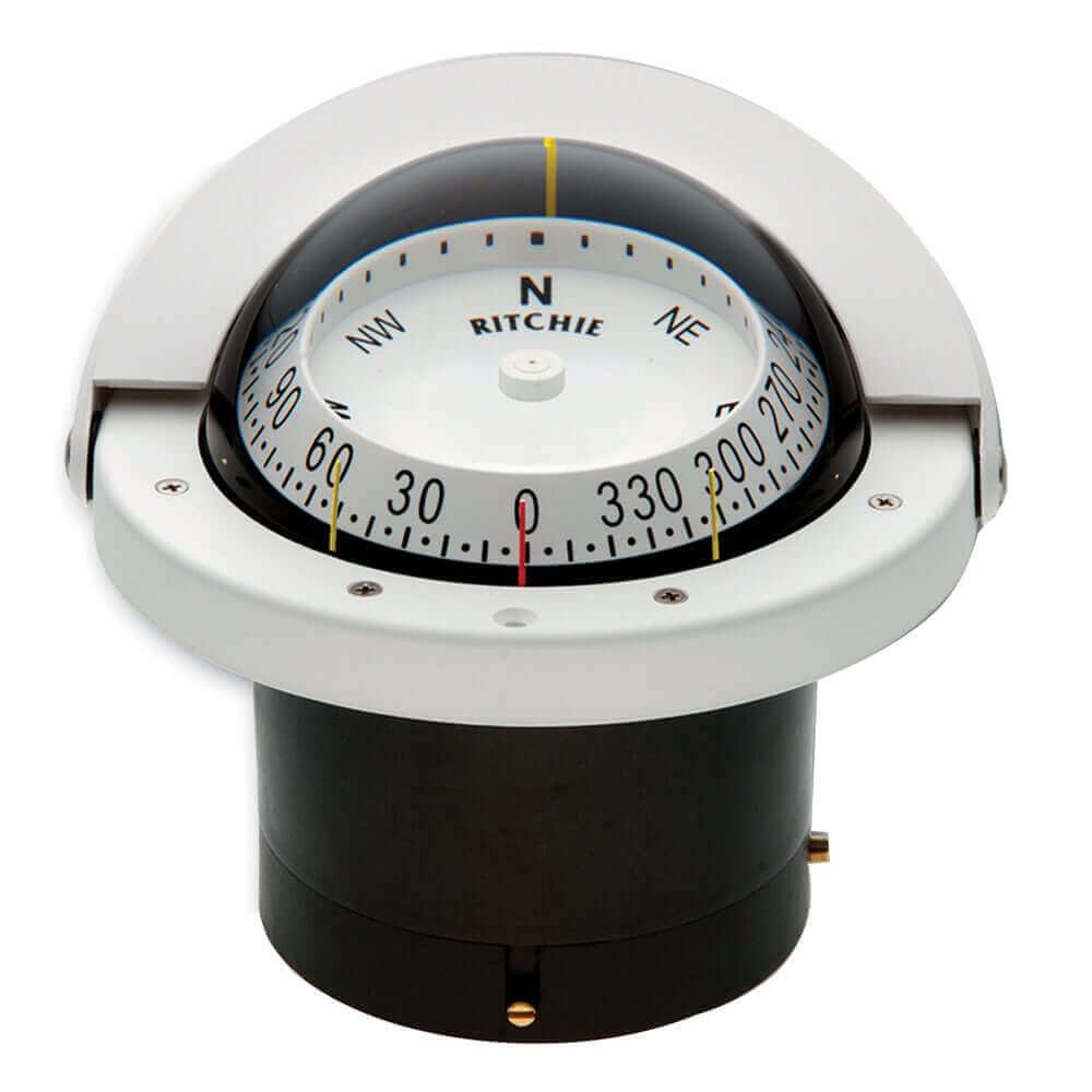 Ritchie FNW-203 Navigator Compass - Flush Mount - White [FNW-203] - wetsquad