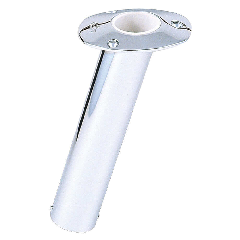 Lee's 15 Degree Stainless Steel Flush Mount Rod Holder - 2.25" O.D. [RH534HS] - wetsquad