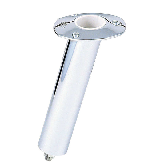 Lees 15 Stainless Steel Swivel Base Flush Mount Rod Holder - Extra Long Tube 2.25" OD X 14.5" Tube [RH579XL] - wetsquad