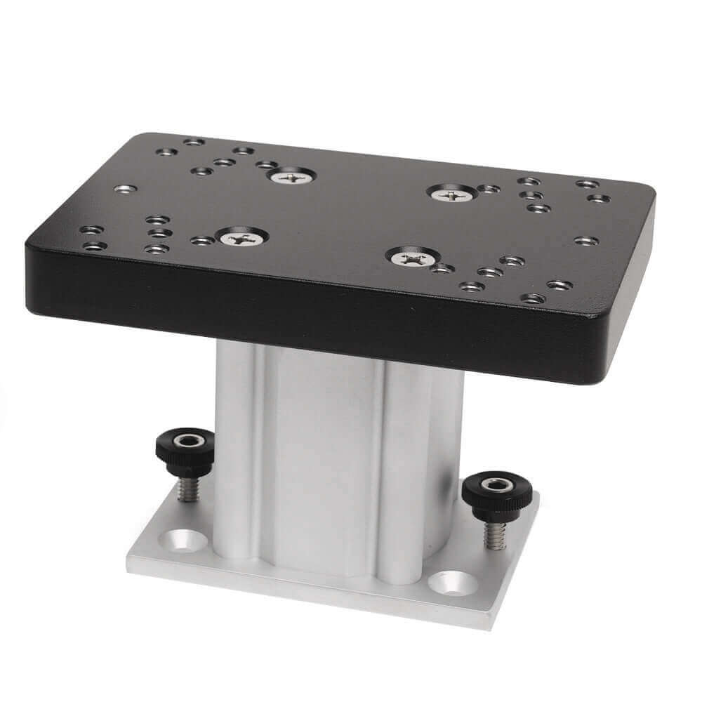 Cannon Aluminum Fixed Base Downrigger Pedestal - 4" [1904030] - wetsquad