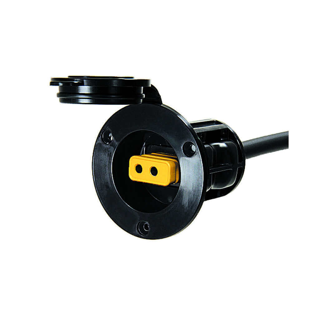 Cannon Flush Mount Power Port - Black [1903012] - wetsquad