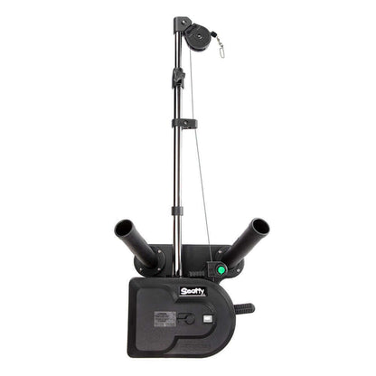 Scotty 1116 Propack 60" Telescoping Electric Downrigger w/ Dual Rod Holders and Swivel Base [1116] - wetsquad