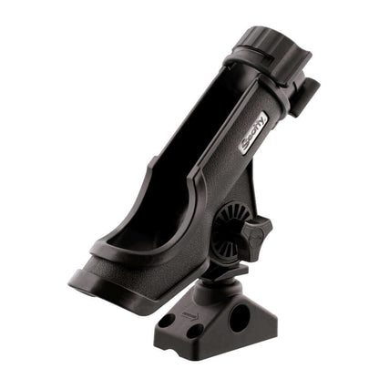 Scotty Powerlock Rod Holder Black w/241 Side/Deck Mount [230-BK] - wetsquad