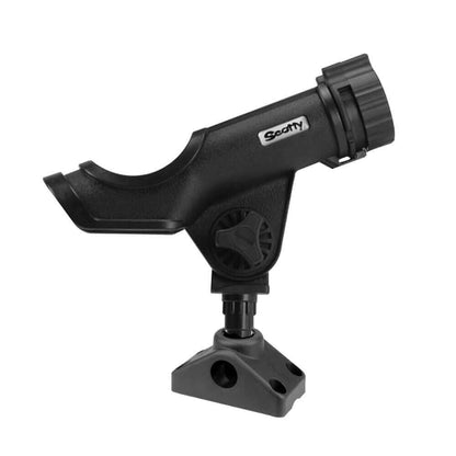 Scotty Powerlock Rod Holder Black w/241 Side/Deck Mount [230-BK] - wetsquad