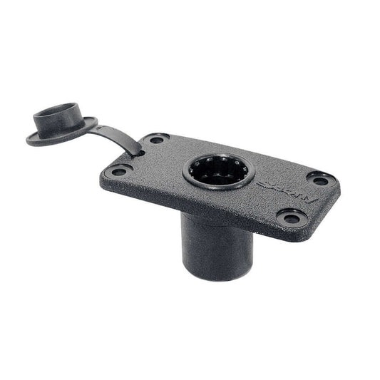 Scotty 244 Flush Deck Mount w/Rain Cap [244-BK] - wetsquad