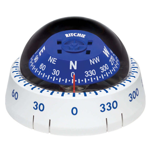 Ritchie XP-99W Kayaker Compass - Surface Mount - White [XP-99W] - wetsquad