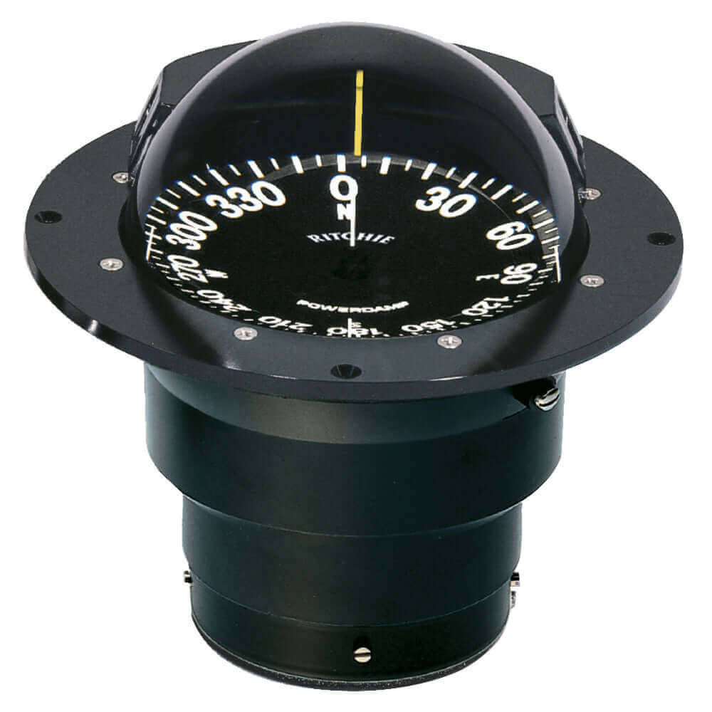 Ritchie FB-500 Globemaster Compass - Flush Mount - Black - 12V - 5 Degree Card [FB-500] - wetsquad