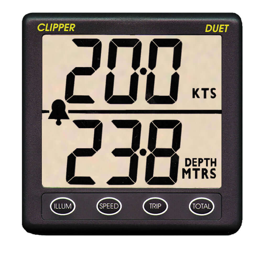 Clipper Duet Instrument Depth Speed Log w/Transducer [CL-DS] - wetsquad