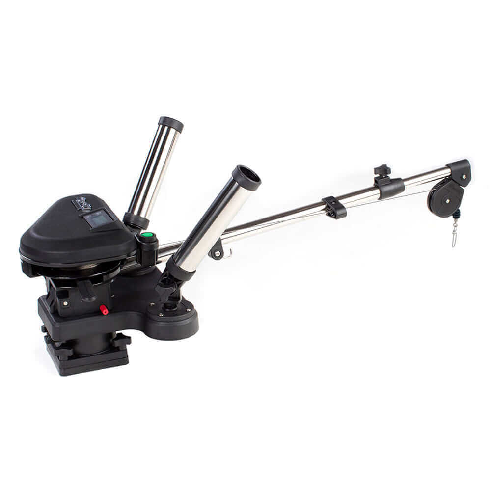 Scotty 2116 HP Depthpower Electric Downrigger 60" SS Telescoping Boom w/Swivel Base - Dual Rod Holder [2116] - wetsquad