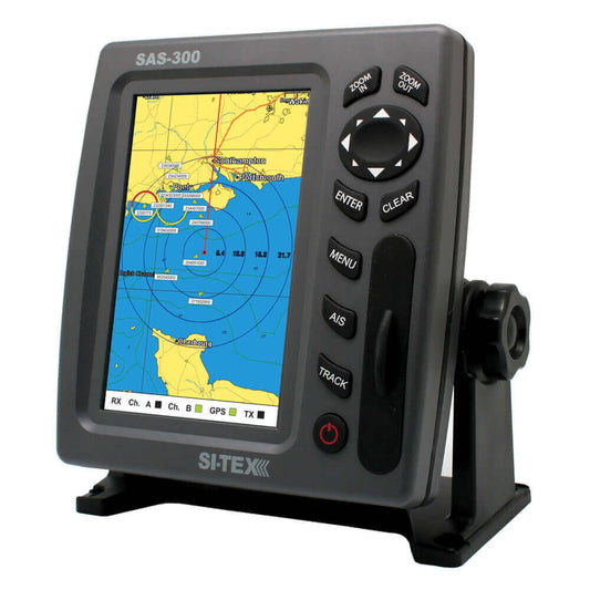 SI-TEX SAS-300 AIS Class B Transceiver - Display Only f/Use w/Existing AIS [SAS-300-3] - wetsquad