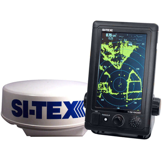 SI-TEX T-760 Compact Color Radar w/4kW 18" Dome - 7" Touchscreen [T-760] - wetsquad