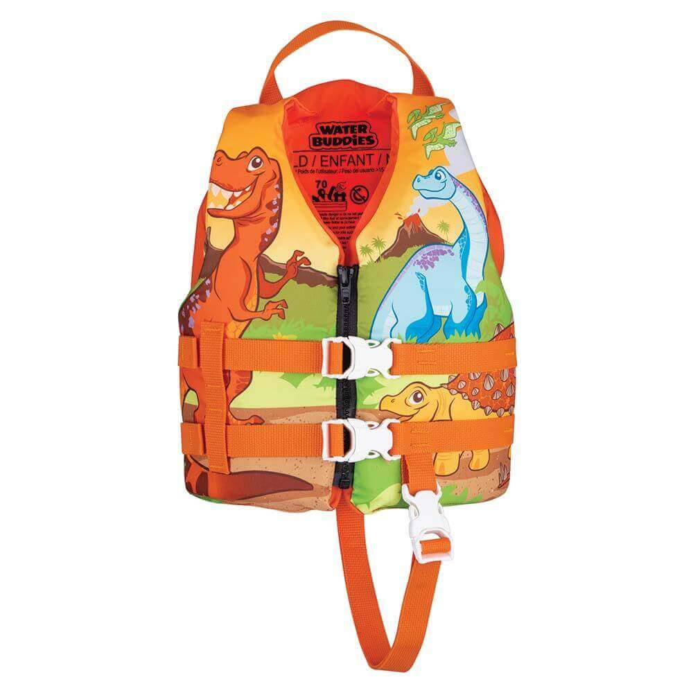 Personal Flotation Devices - Full Throttle Water Buddies Life Vest - Child 30-50lbs - Dinosaurs [104300-200-001-15]