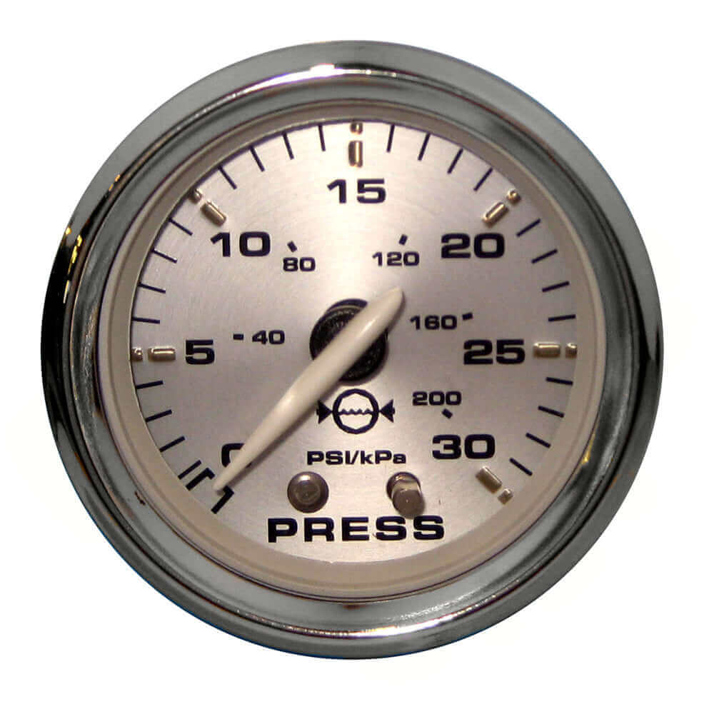 Faria Kronos 2" Water Pressure Gauge Kit - 30 PSI [19007] - wetsquad