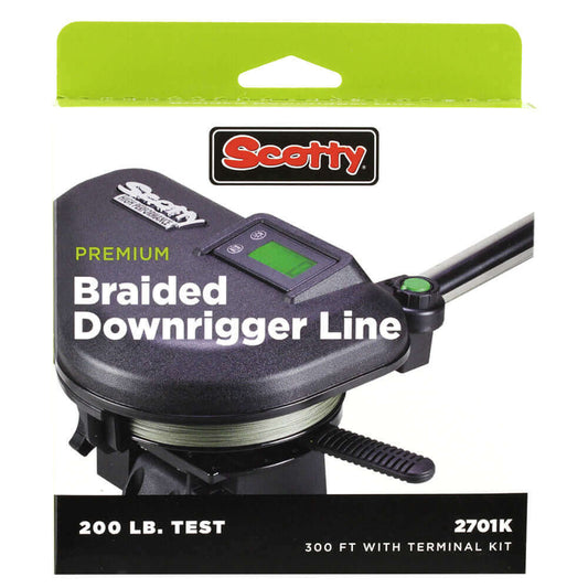 Scotty Premium Power Braid Downrigger Line - 200ft of 200lb Test [2700K] - wetsquad