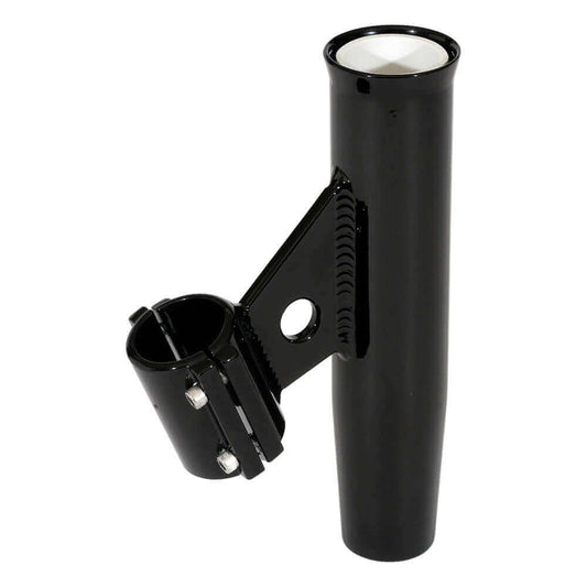 Lee's Clamp-On Rod Holder - Black Aluminum - Vertical Mount - Fits 1.315 O.D. Pipe [RA5002BK] - wetsquad