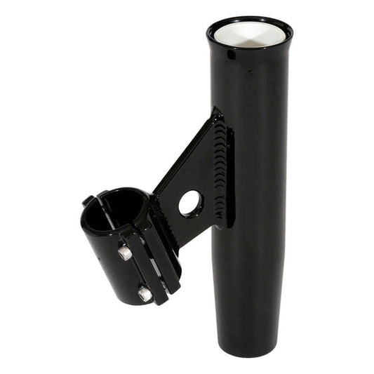 Lee's Clamp-On Rod Holder - Black Aluminum - Vertical Mount - Fits 2.375" O.D. Pipe [RA5005BK] - wetsquad