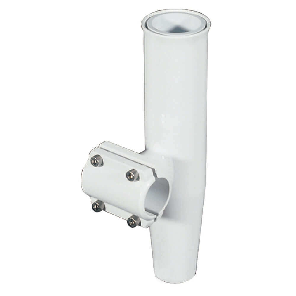 Lee's Clamp-On Rod Holder - White Aluminum - Horizontal Mount - Fits 1.050" O.D. Pipe [RA5201WH] - wetsquad