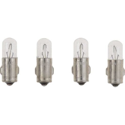 VDO Type A - White Metal Base Bulb - 12V - 4-Pack [600-802] - wetsquad