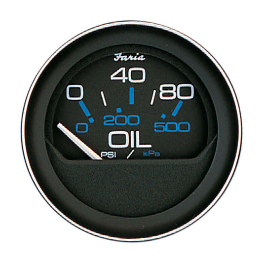 Faria Coral 2" Oil Pressure Gauge (80 PSI) [13002] - wetsquad