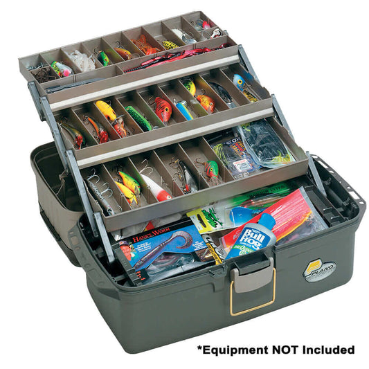 Plano Guide Series Tray Tackle Box - Graphite/Sandstone [613403] - wetsquad