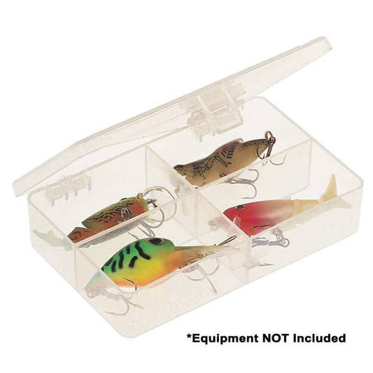 Plano Four-Compartment Tackle Organizer - Clear [344840] - wetsquad