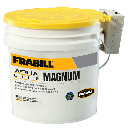 Frabill Magnum Bucket - 4.25 Gallons w/Aerator [14071] - wetsquad