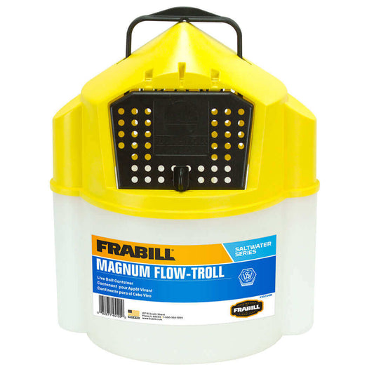 Frabill Magnum Flow Troll Shrimp Bucket - 10 Quart [451205] - wetsquad