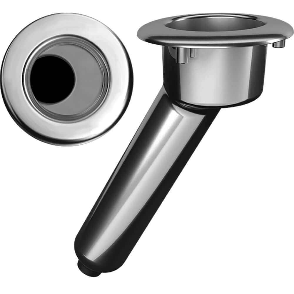 Mate Series Elite Screwless Stainless Steel 30 Rod  Cup Holder - Drain - Round Top [C1030DS] - wetsquad