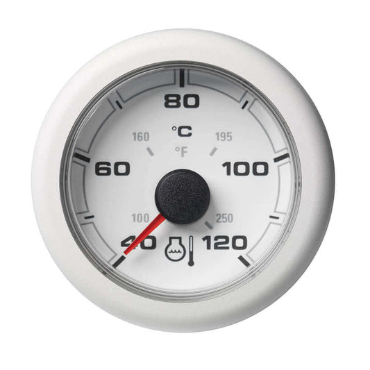 Veratron 52MM (2-1/16") OceanLink Coolant Temperature Gauge - 120C/250F - White Dial  Bezel [A2C1065970001] - wetsquad