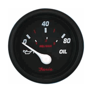 Faria Professional Red 2" Oil Pressure Gauge [14602] - wetsquad