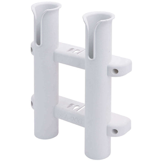 Sea-Dog Two Pole Side Mount Rod Storage Rack - White [325028-1] - wetsquad