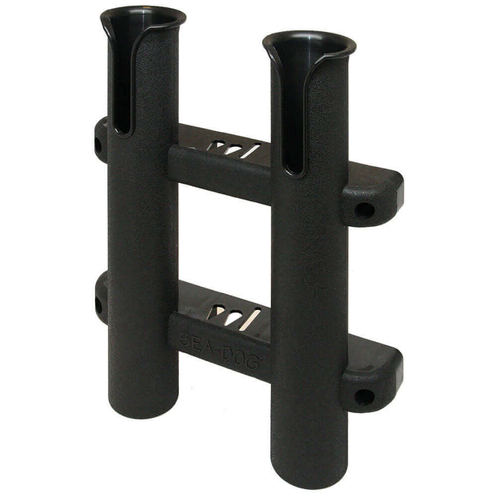 Sea-Dog Two Pole Side Mount Rod Storage Rack - Black [325029-1] - wetsquad