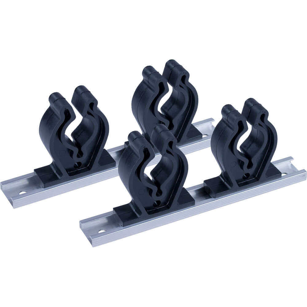 Sea-Dog Track Rod Holder - 7" Tracks - 4 Rod Clips [325044-1] - wetsquad