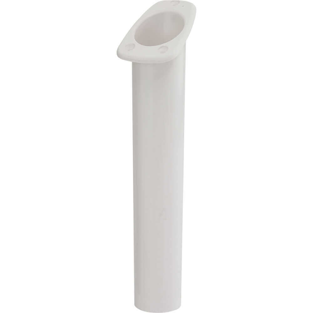 Sea-Dog Narrow Gunnel Flush Mount Rod Holder - White [325061-1] - wetsquad