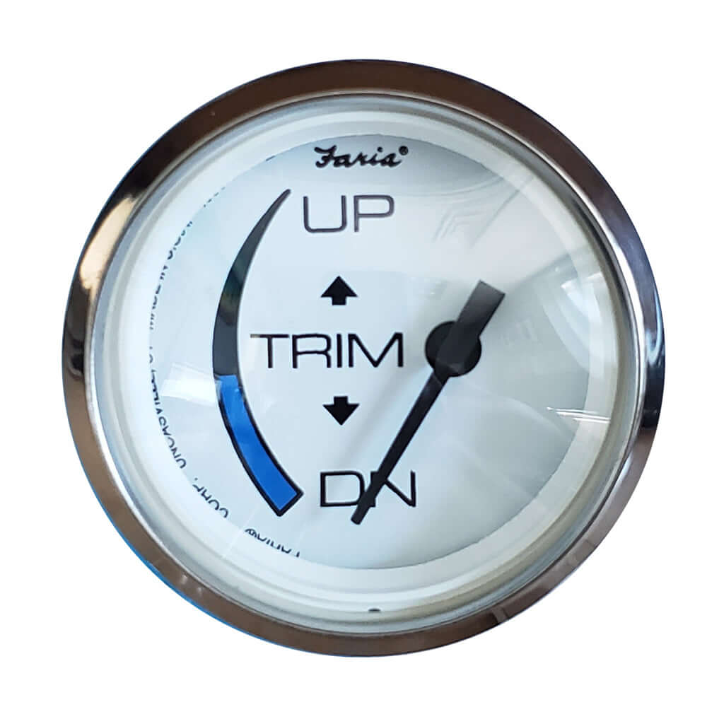 Faria Chesapeake White SS 2" Trim Gauge f/Honda Engines [13889] - wetsquad