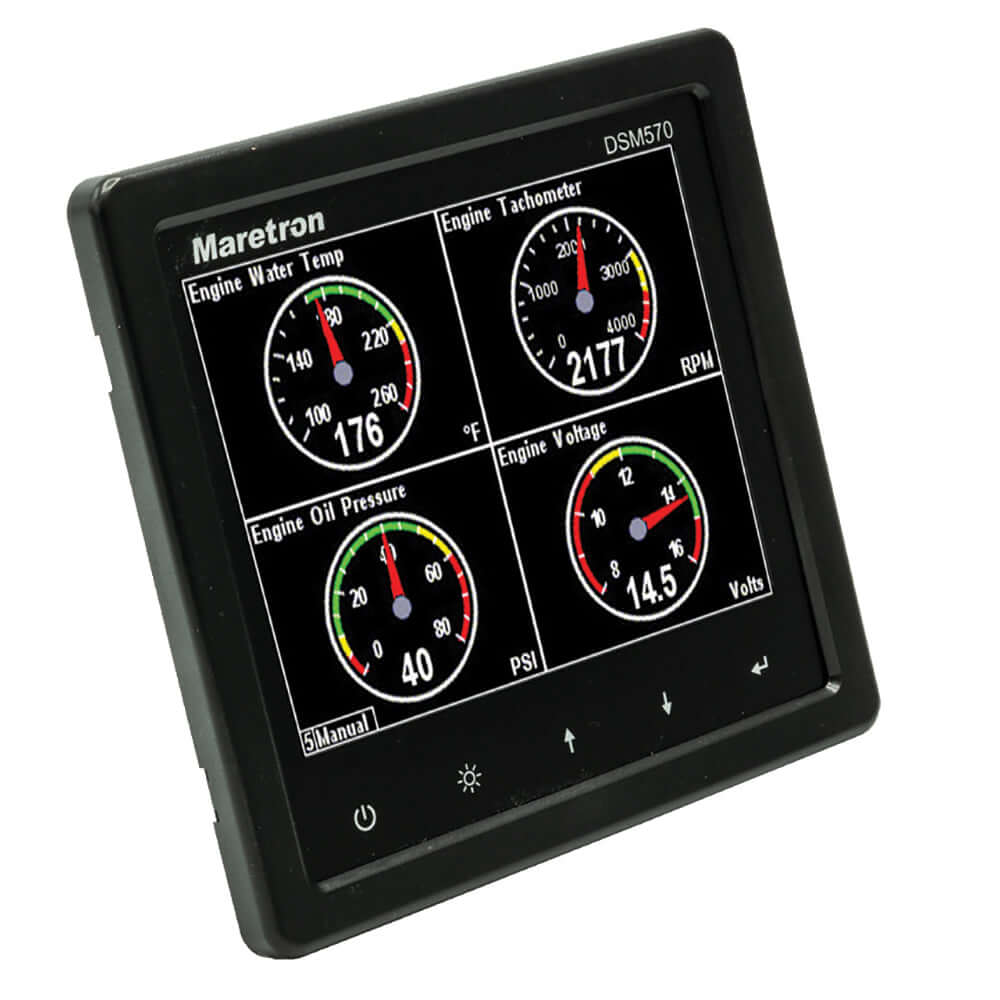 Maretron DSM570 5.7" High Resolution Color Display w/Black Enclosure [DSM570-01] - wetsquad