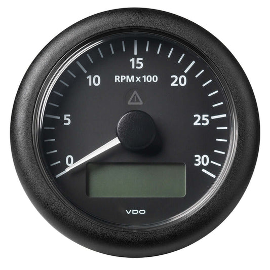 Veratron 3-3/8" (85MM) ViewLine Tachometer w/Multi-Function Display - 0 to 3000 RPM - Black Dial  Bezel [A2C59512390] - wetsquad